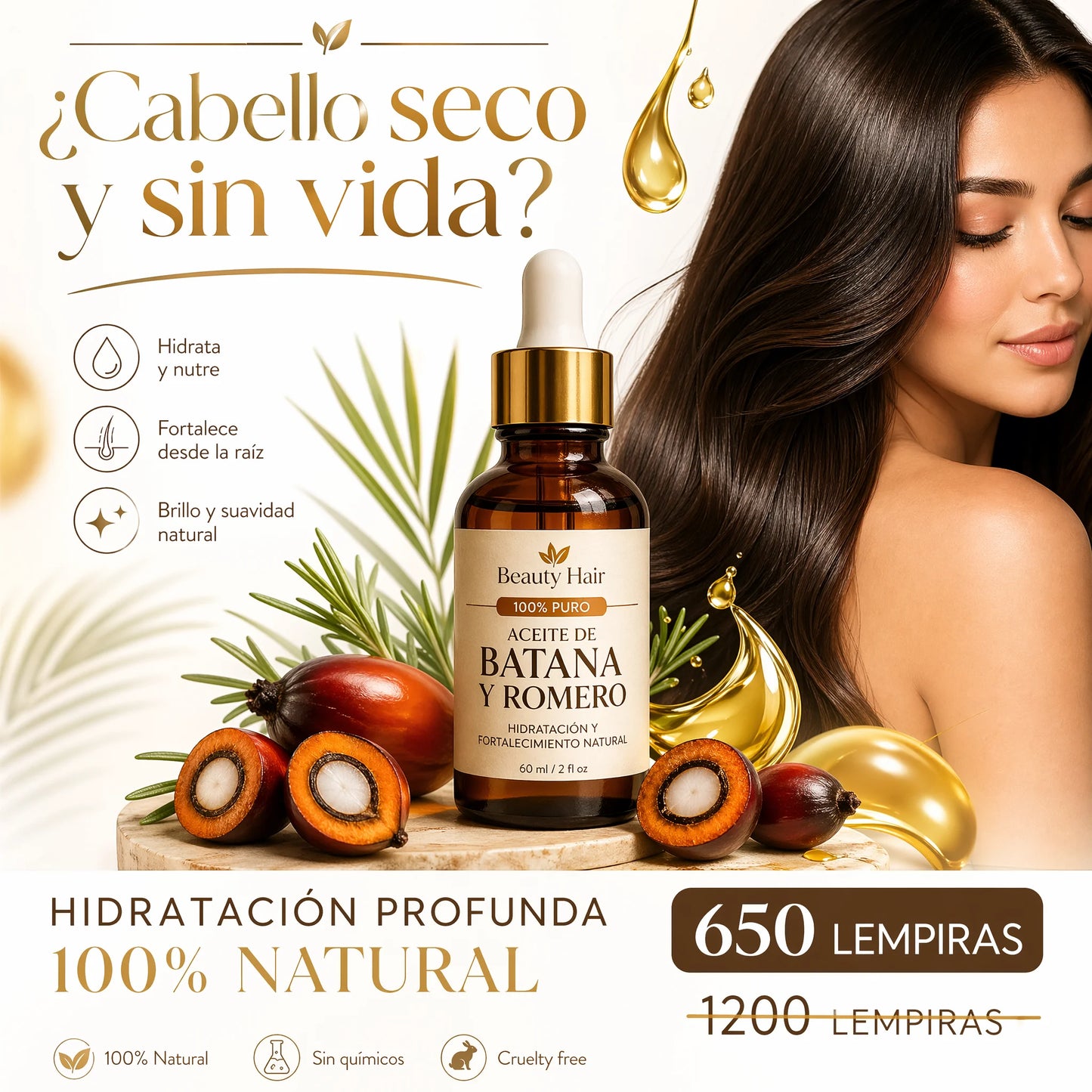 Batana Hair Pro — El Secreto que las Hondureñas Usaban para Tener Cabello Perfecto 🌿