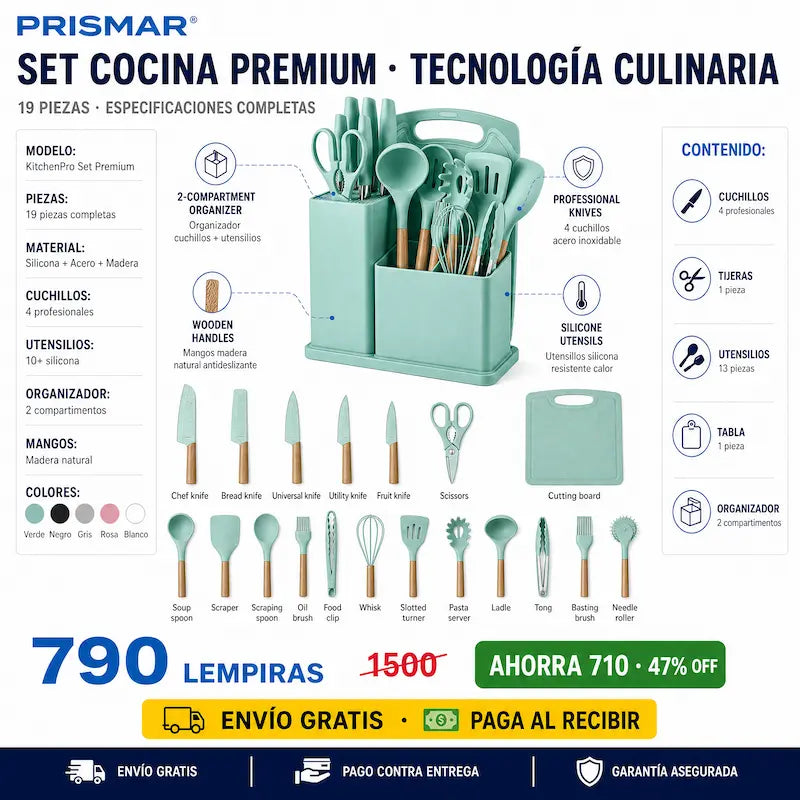 KitchenPro Set — ¡El Set de Utensilios que Tu Cocina Estaba Esperando!