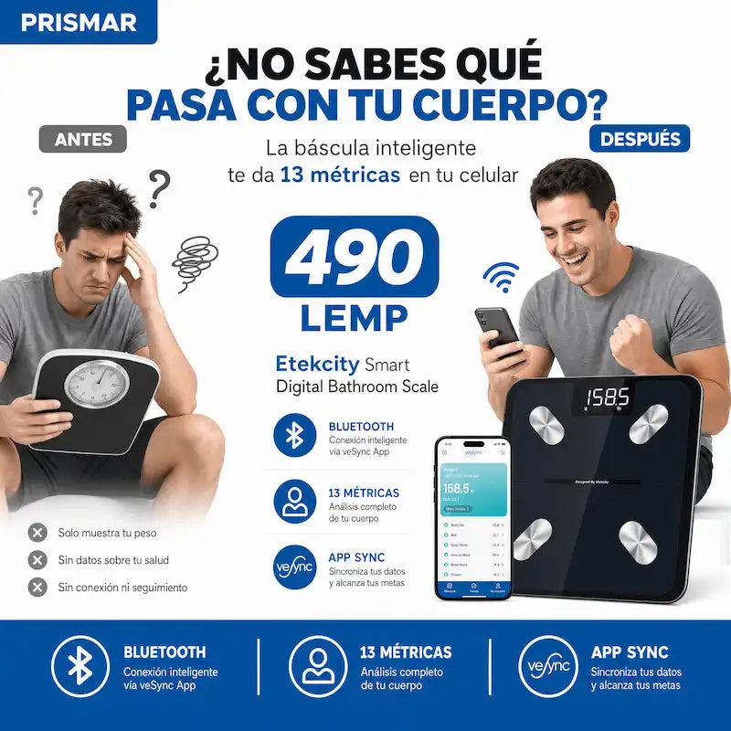 SmartScale Pro – Báscula Inteligente Bluetooth