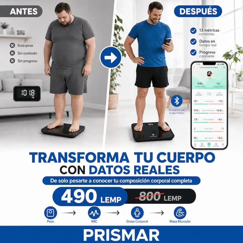 SmartScale Pro – Báscula Inteligente Bluetooth