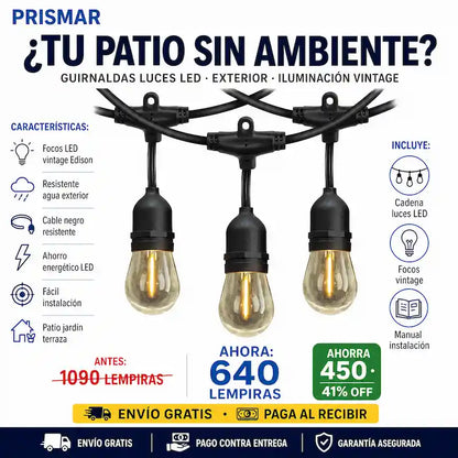 GlowString Pro – Cadena de Luces Decorativas LED