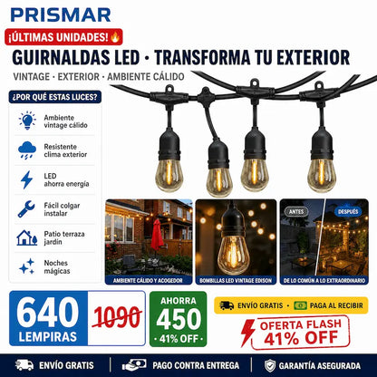 GlowString Pro – Cadena de Luces Decorativas LED