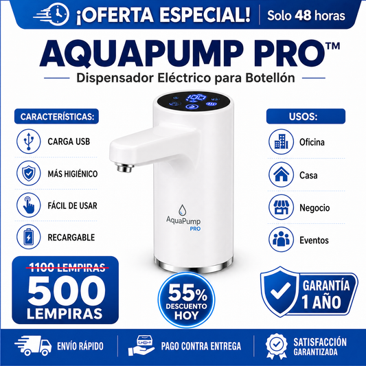 AquaPump Pro – Dispensador Eléctrico para Botellón