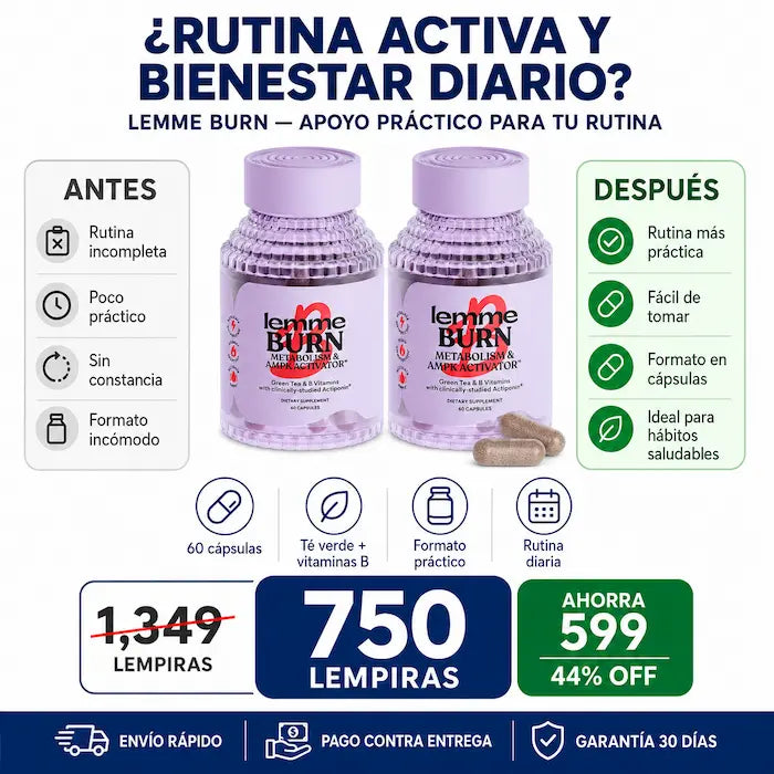 Lemme Burn Metabolism & Appetite Activator 60 Cápsulas