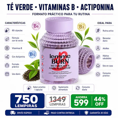 Lemme Burn Metabolism & Appetite Activator 60 Cápsulas
