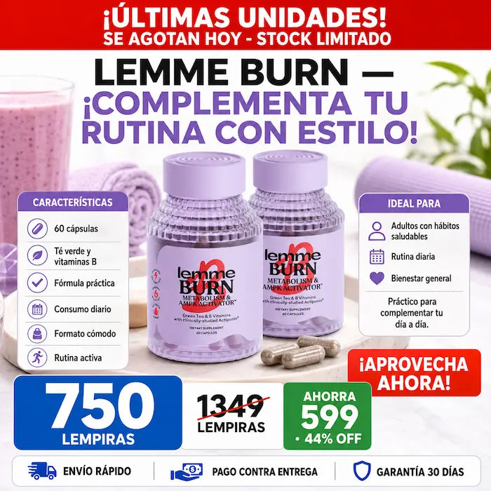Lemme Burn Metabolism & Appetite Activator 60 Cápsulas