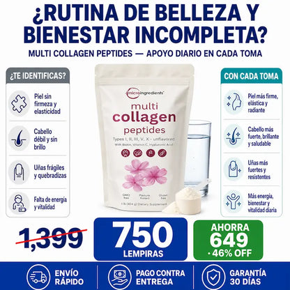 Péptidos Multi Colágeno con Biotina y Vitamina C