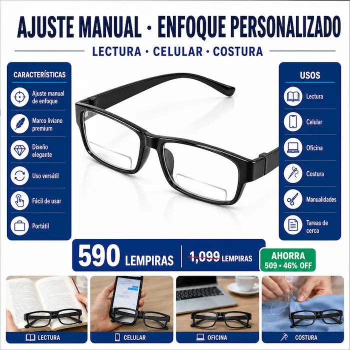 Lentes Bifocales Ajustables OnePower