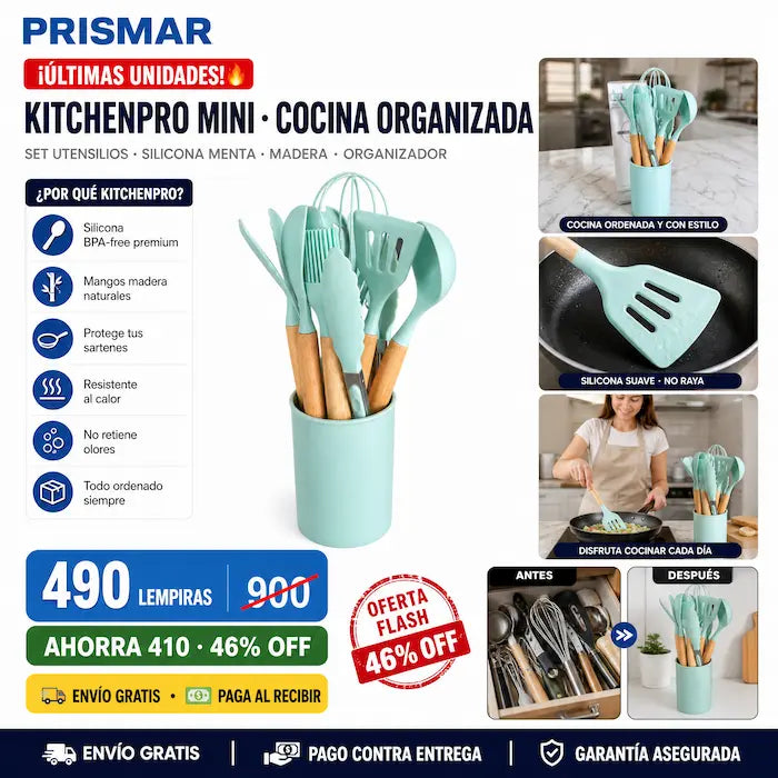 🍳 MIni-KitchenPro Set — ¡El Set de Utensilios que Tu Cocina Estaba Esperando!