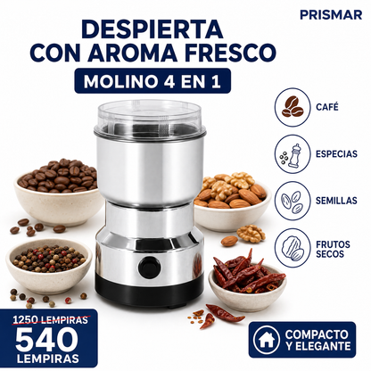 Molino Eléctrico de Café y Especias