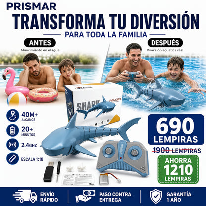 SharkAttack RC – Tiburón a Control Remoto Con Garantía 12 meses Gratis